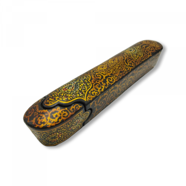 Papier mache pen case, gilding-code P-G00707